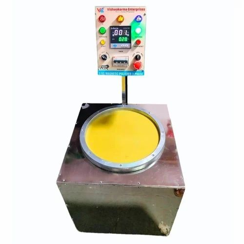 Magnetic polisher machine